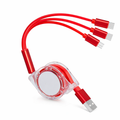 Retractable 3-in-1 USB Charging Cable