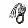 3-in-1 Fast Charging Braided USB Cable