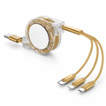 Retractable 3-in-1 Fast Charging Cable